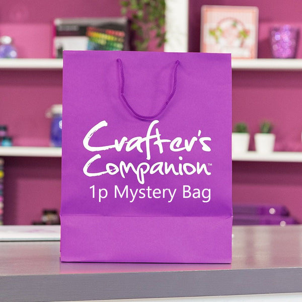 Crafter's Companion Stash n Stack with Tacky Glue and Ribbon Mystery Bag for 1p