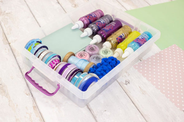 Crafter's Companion Stash n Stack with Tacky Glue and Ribbon Mystery Bag for 1p