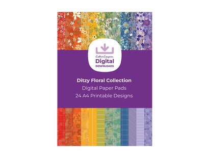 Ditsy Floral Collection - Digital Paper Pad