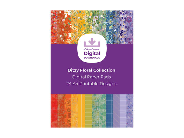 Ditsy Floral Collection - Digital Paper Pad