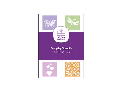 Crafters Companion Stencil Set - Everyday