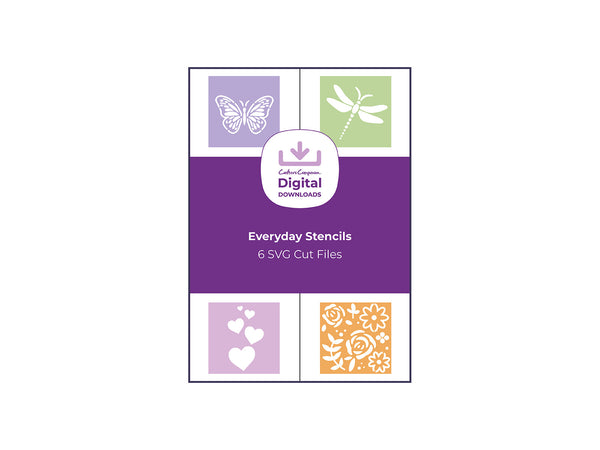 Crafters Companion Stencil Set - Everyday
