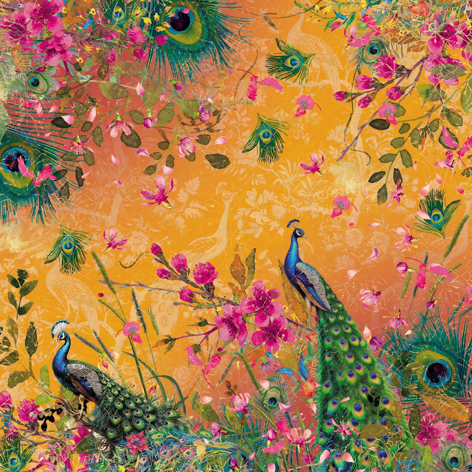 Graceful Plumes Paper Pad 12x12