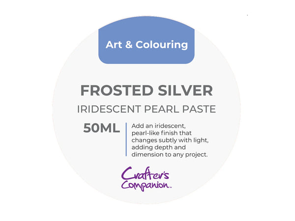 Crafters Companion Iridescent Pearl Paste Frosted Silver