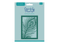 Graceful Plumes Metal Die Create-a-Card - Peacock Quill