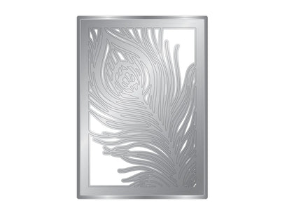 Graceful Plumes Metal Die Create-a-Card - Peacock Quill