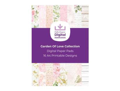 Garden of Love Collection - Digital Paper Pad