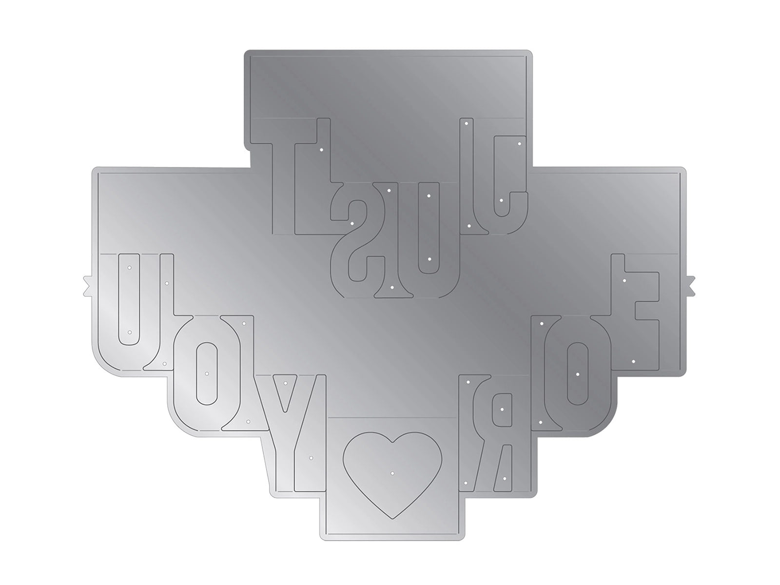 Gemini Die - Expressions - Shaped Pop Out - Just For You