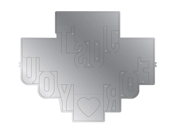 Gemini Die - Expressions - Shaped Pop Out - Just For You