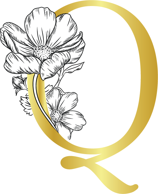 Gemini FOILPRESS Expressions Large Stamp and Die Set - Letter Q