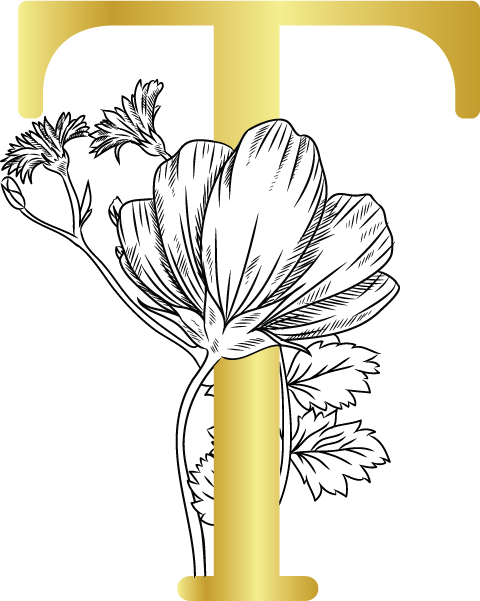 Gemini FOILPRESS Expressions Large Stamp and Die Set - Letter T