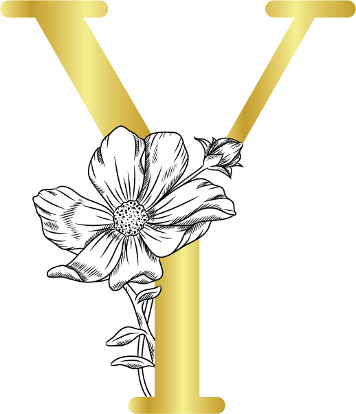 Gemini FOILPRESS Expressions Large Stamp and Die Set - Letter Y