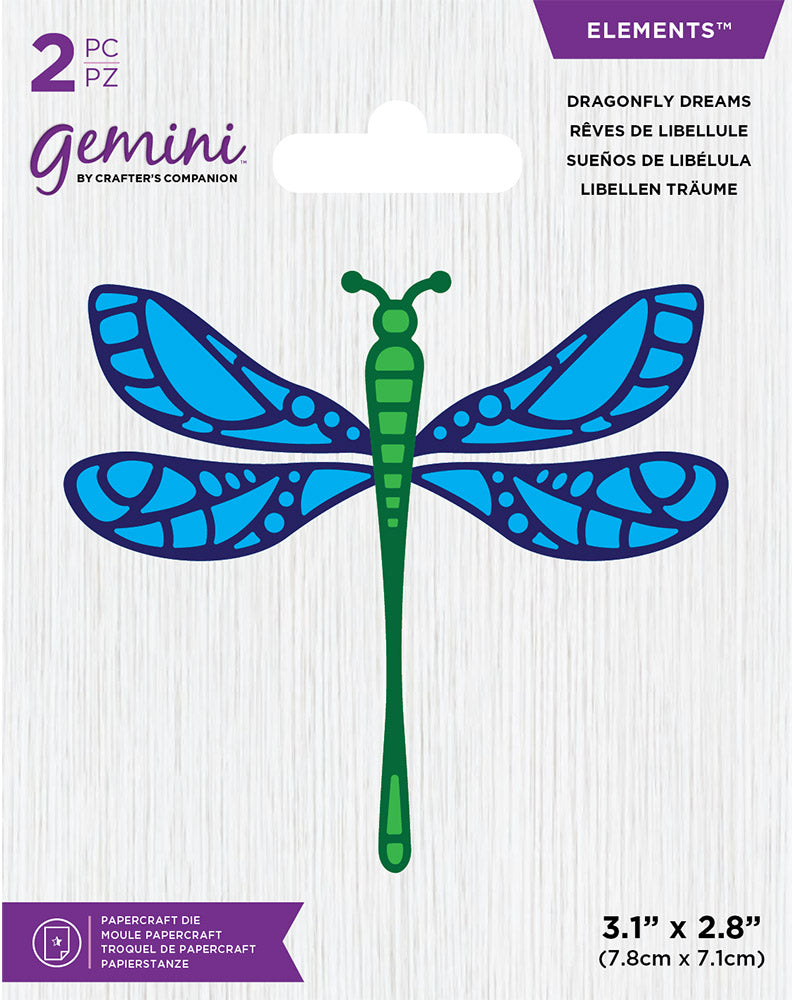 Gemini Mini Elements Die - Dragonfly Dreams