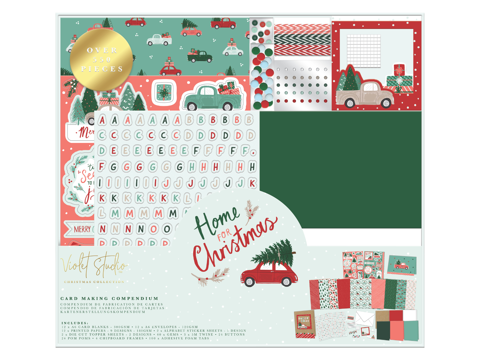 Violet Studios Card Making Compendium - Home for Christmas