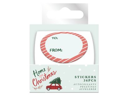 Violet Studios Sticker Roll - Home for Christmas