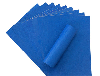 Crafters Companion - Glitter Card 10 Sheet Pack - Royal Blue