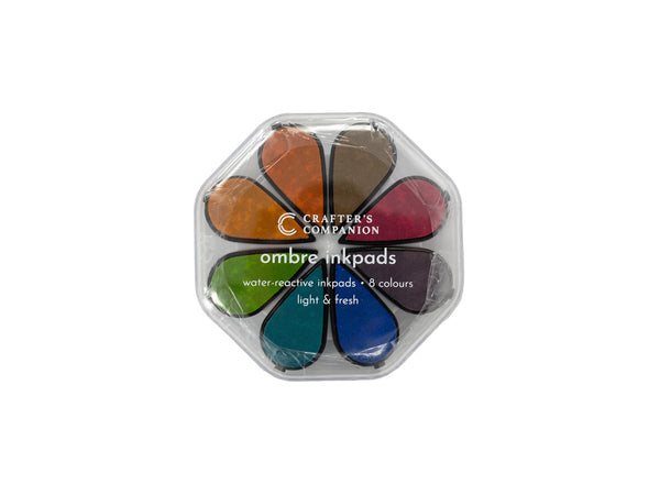 Crafters Companion Water Reactive Ombre Inkpads - Light and Fresh