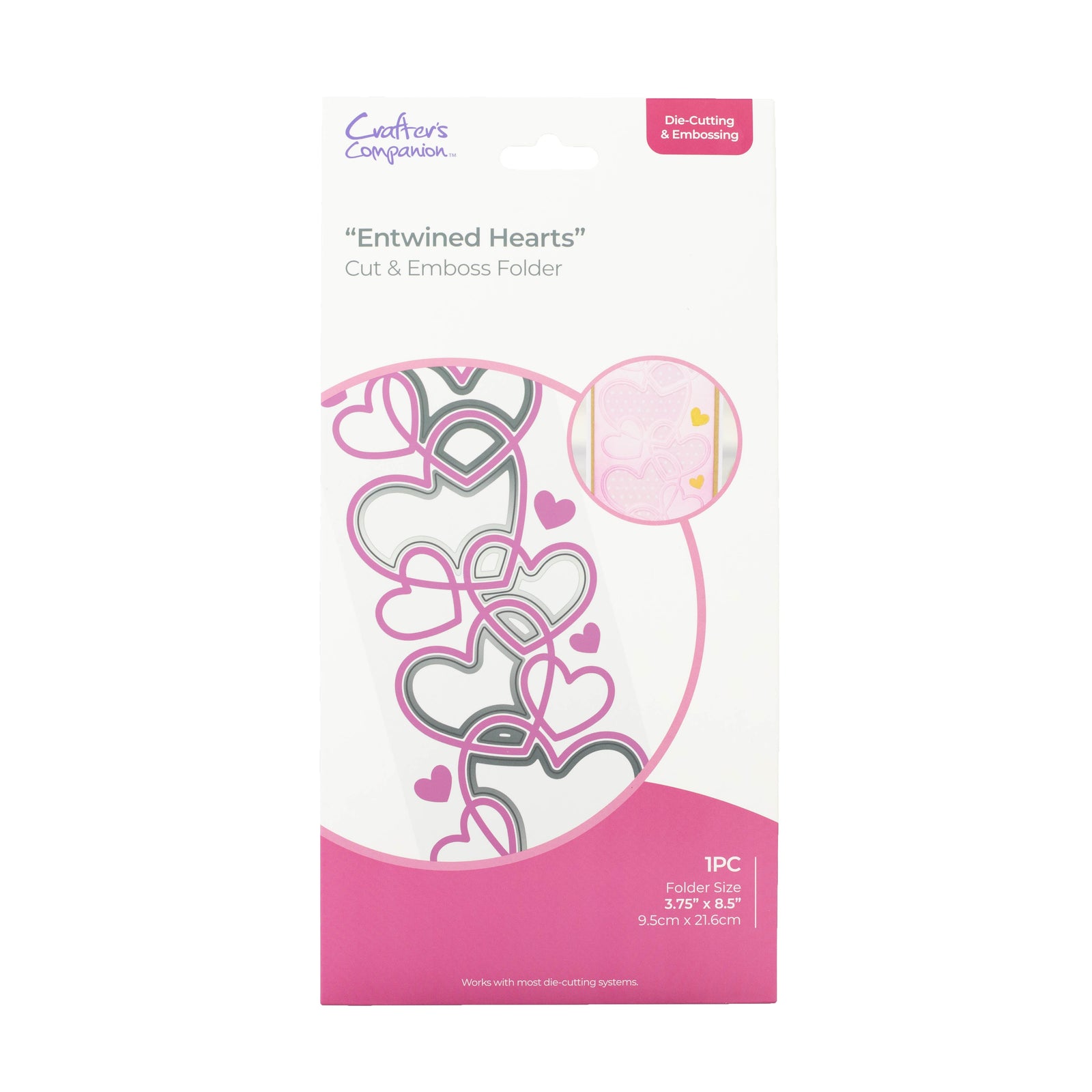 Crafters Companion - Die Cutting & Embossing - Entwined Hearts