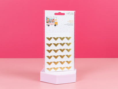 Violet Studios Photo Corners - 48pcs - Rainbow Blooms