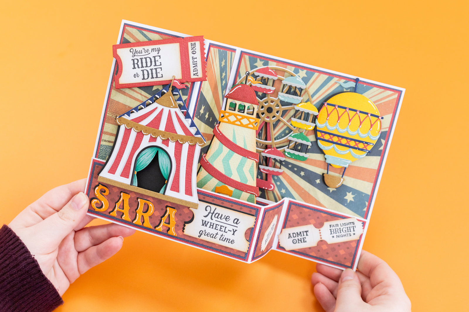Vintage Carnival Metal Die Set - Big Top