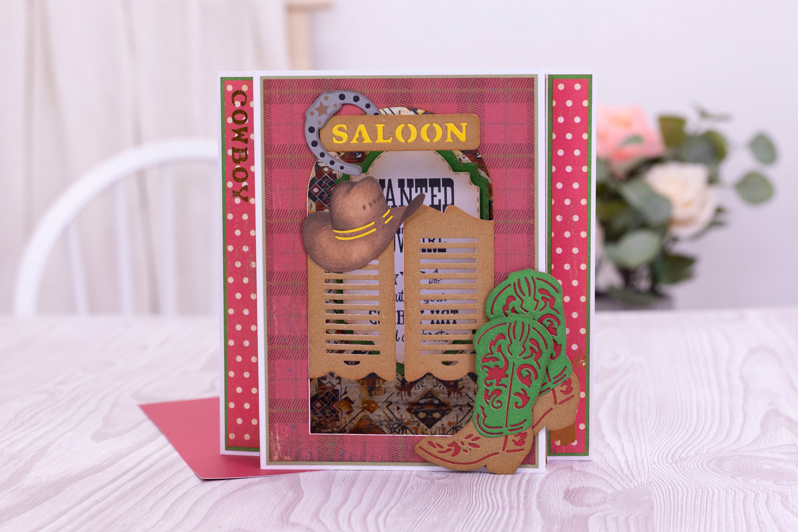 Western Collection Metal Die Create-a-Card - Western Saloon