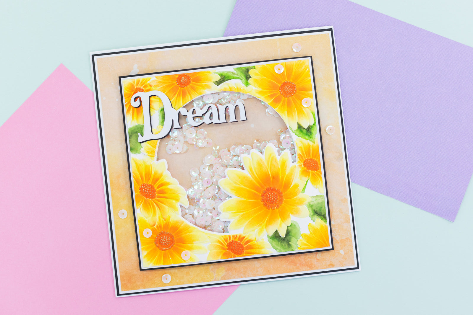Crafters Companion 5.5" X 5.5" 3D Embossing Folder, Metal Die and Stencil Set - Gorgeous Gerberas