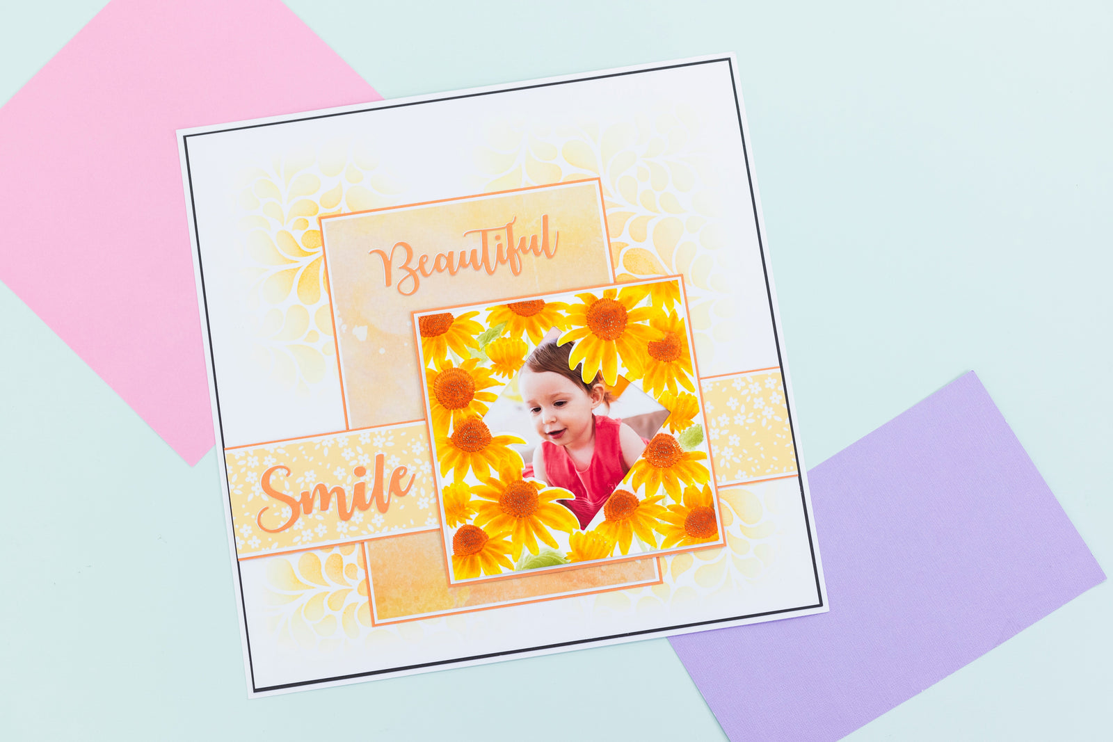 Crafters Companion 5.5" X 5.5" 3D Embossing Folder, Metal Die and Stencil Set - Ethereal Echinacea