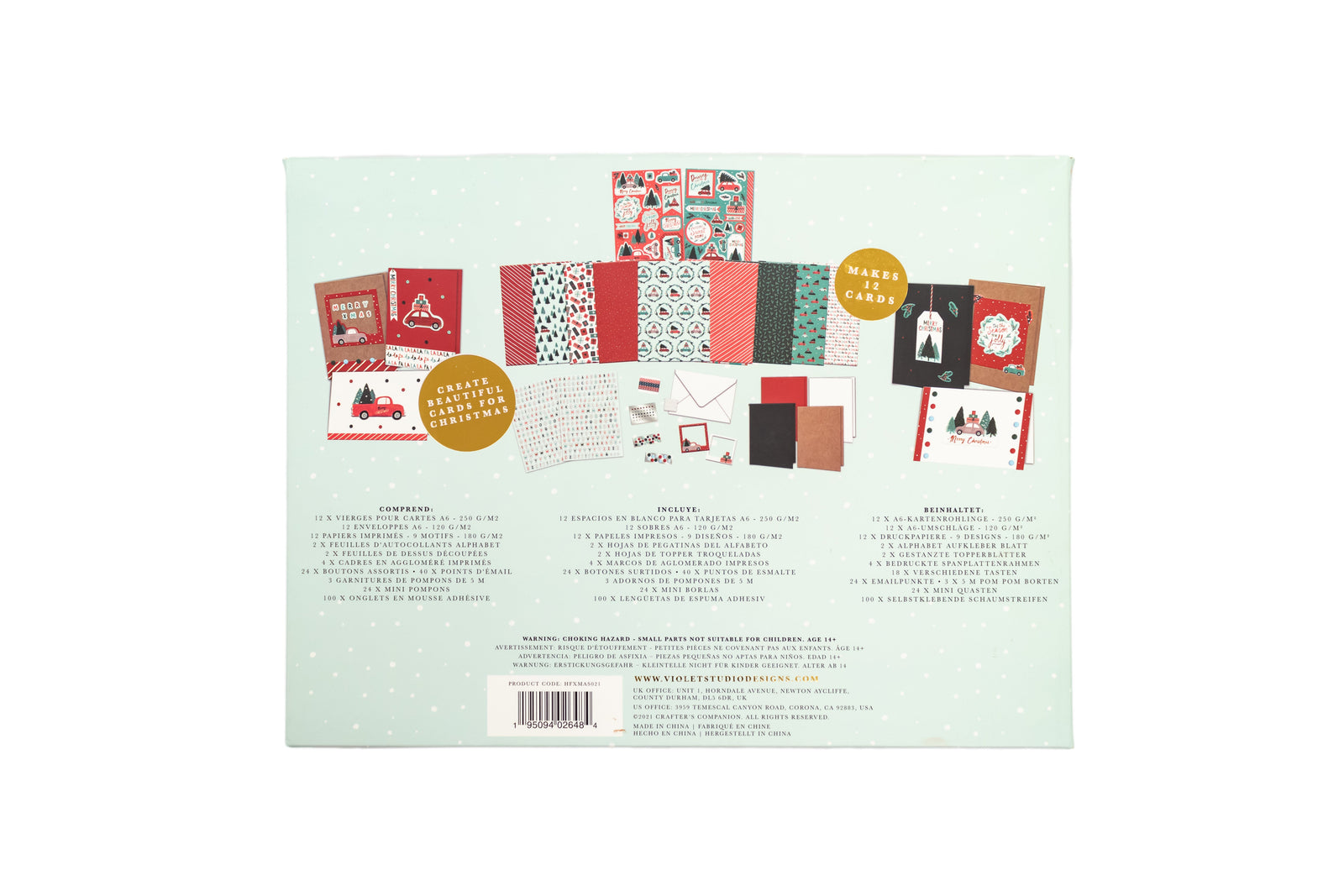 Violet Studios Card Making Compendium - Home for Christmas