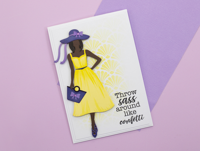 Crafters Companion 6” x 6” Card Pad - Dress to Impress