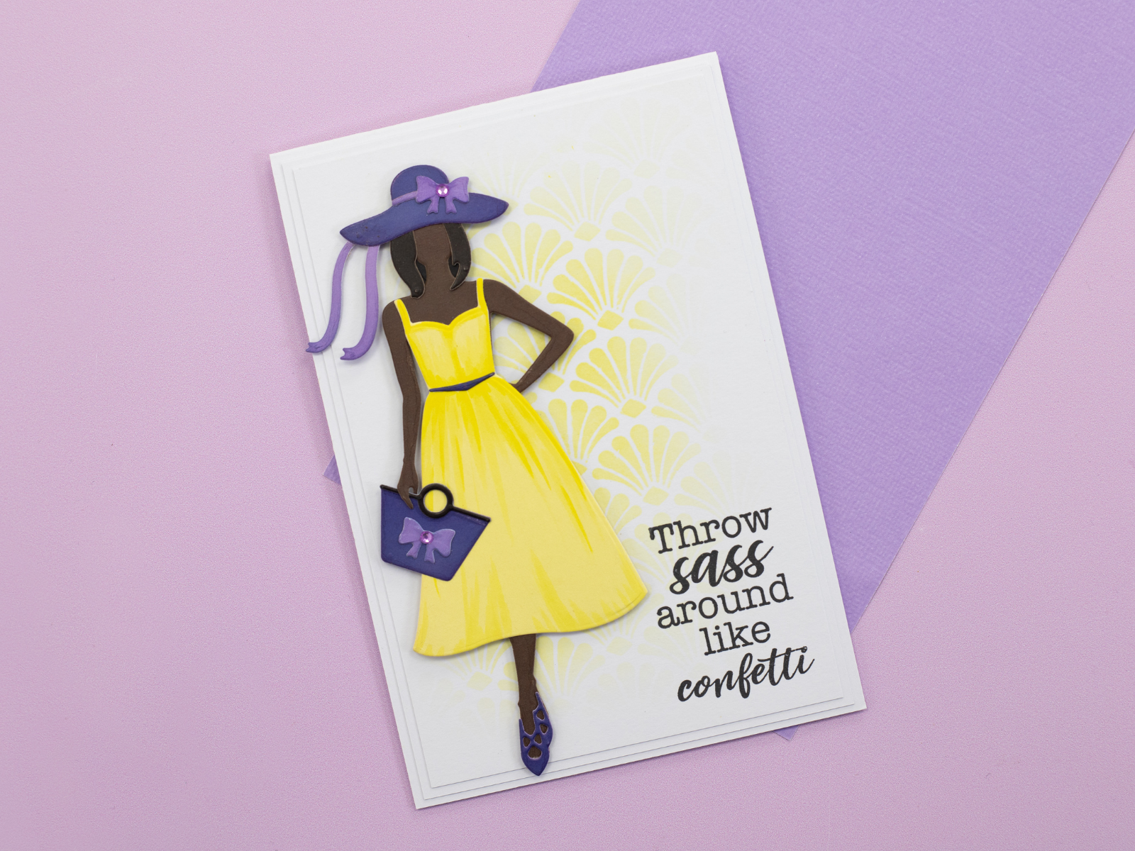 Crafters Companion 6” x 6” Card Pad - Dress to Impress