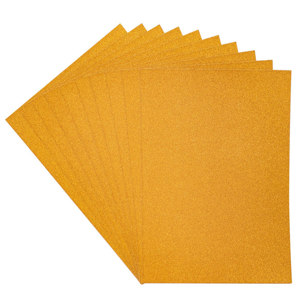 Crafter's Companion Glitter Card 10 Sheet Pack - Copper