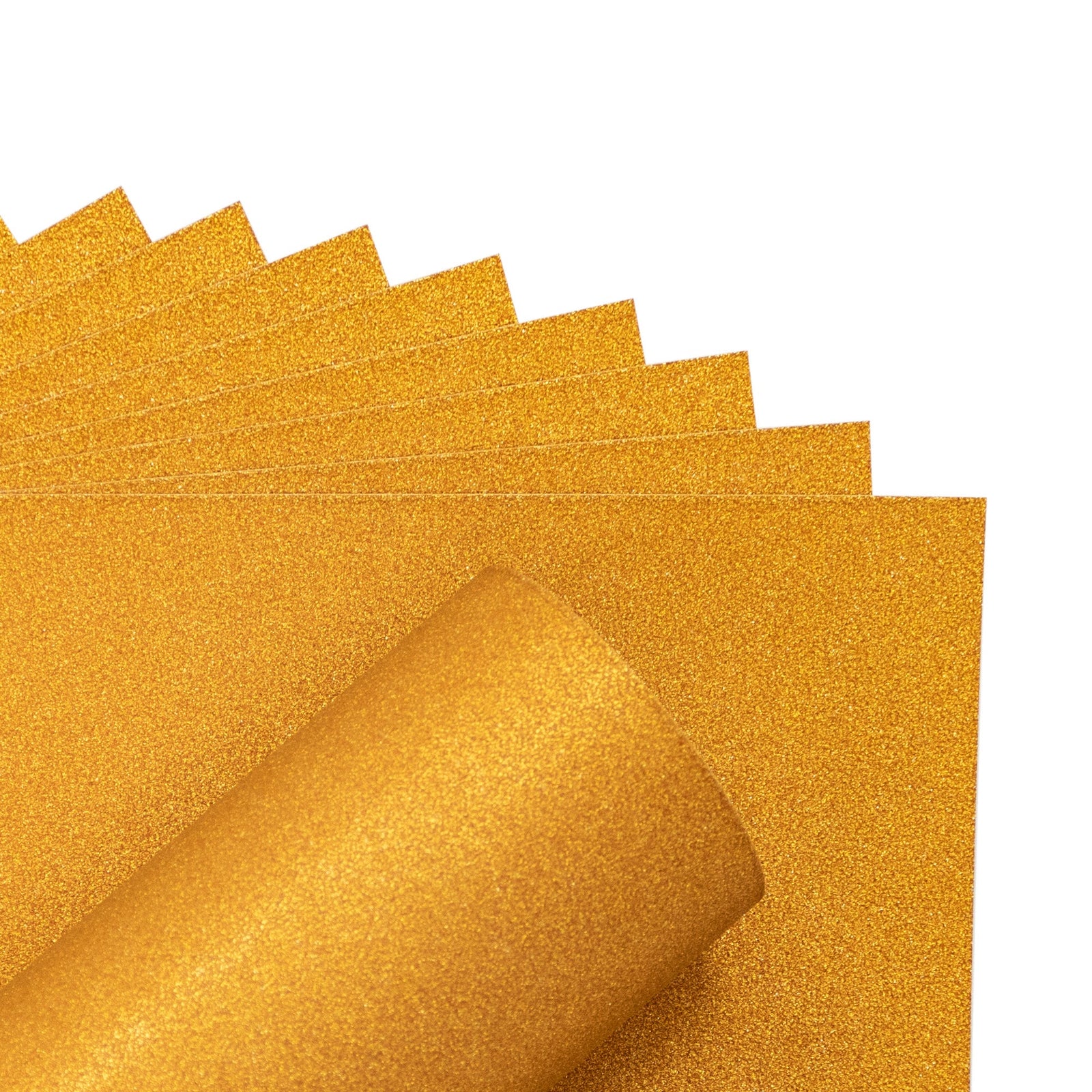 Crafter's Companion Glitter Card 10 Sheet Pack - Copper