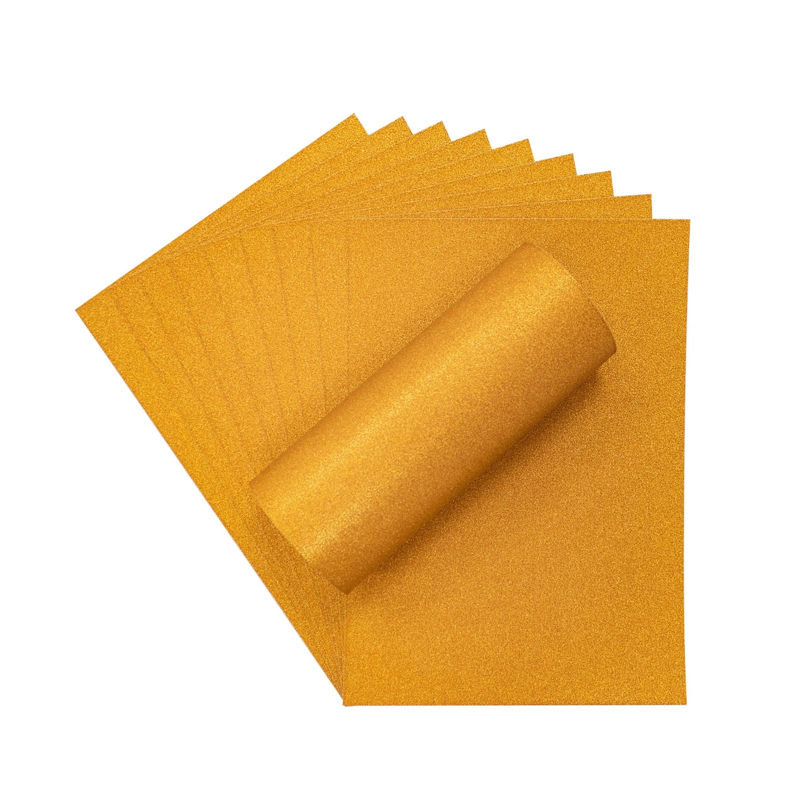 Crafter's Companion Glitter Card 10 Sheet Pack - Copper