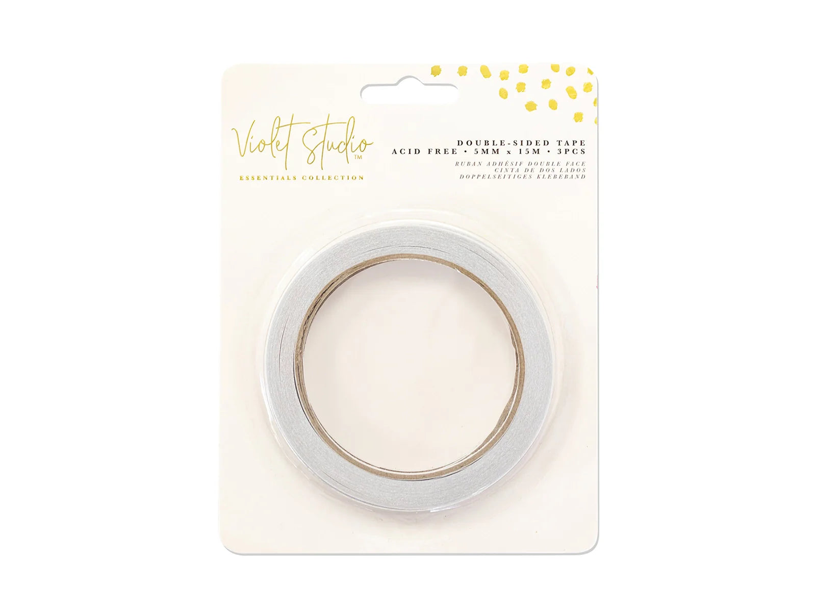 Violet Studios Double Sided Tape - 15m BULK X 3