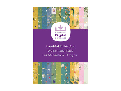 Lovebird Collection - Digital Paper Pad