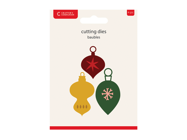 Crafters Companion Metal Die Christmas Embellishment - Baubles
