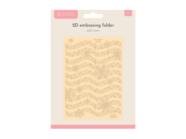 Crafter's Companion Joyous Angel 2D Embossing Folder 5