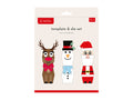 Crafter's Companion Metal Die and Template - Merry Friendsmas