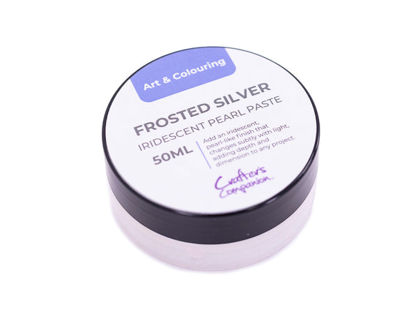 Crafters Companion Iridescent Pearl Paste Frosted Silver