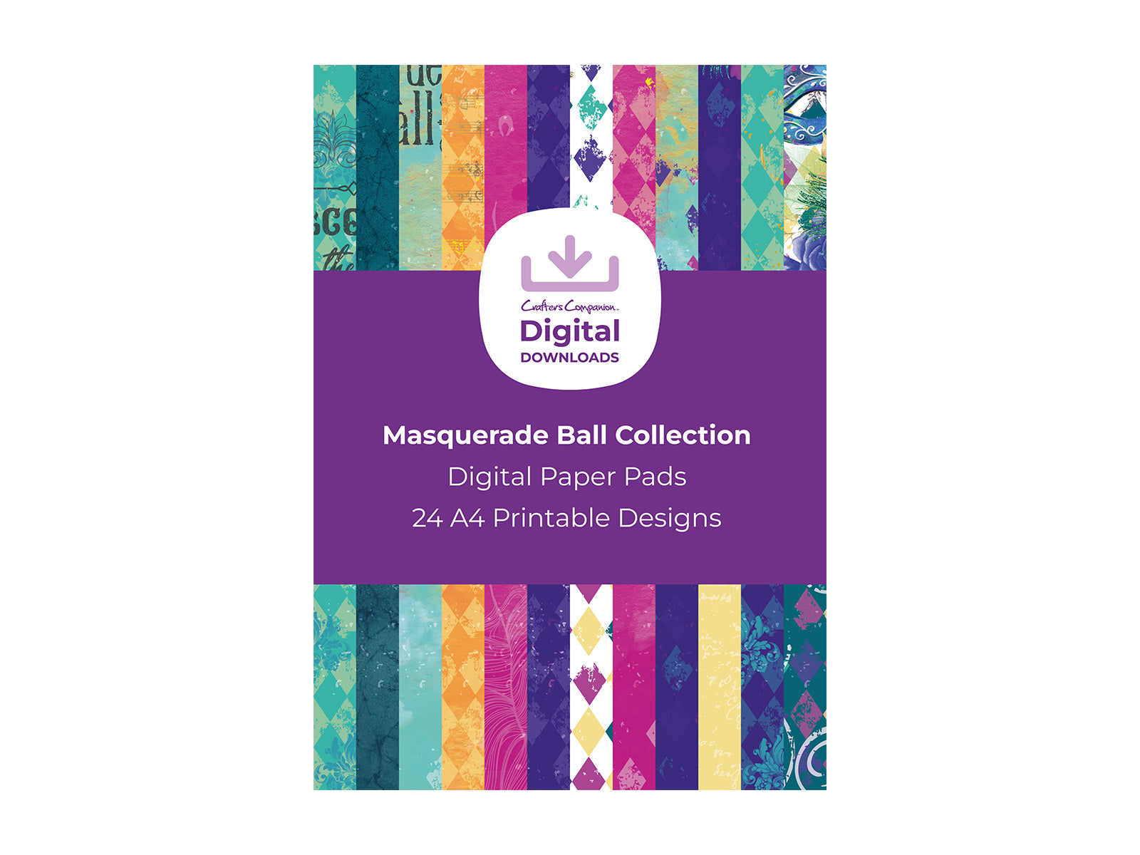 Masquerade Collection - Digital Paper Pad