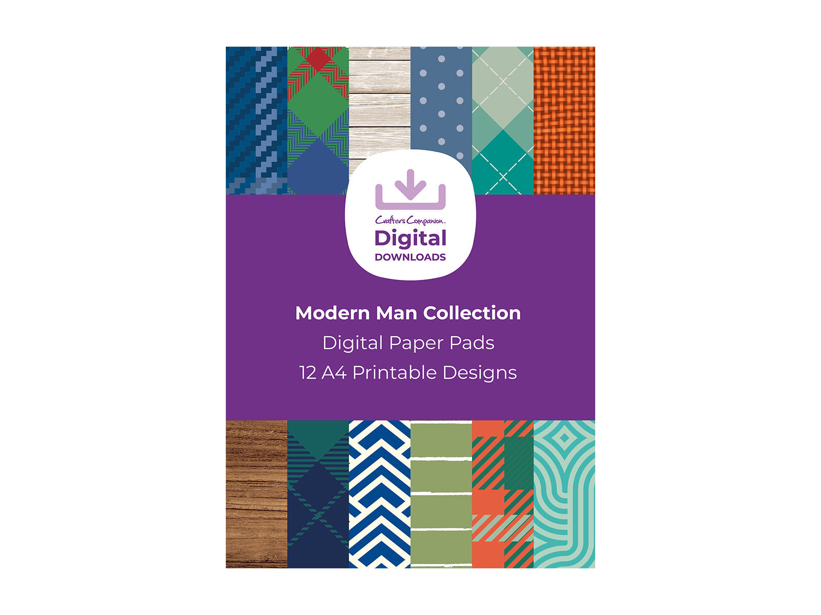 Modern Man Collection - Digital Paper Pad