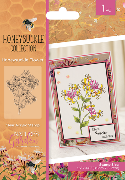 Honeysuckle Collection Clear Acrylic Stamp - Honeysuckle Flower
