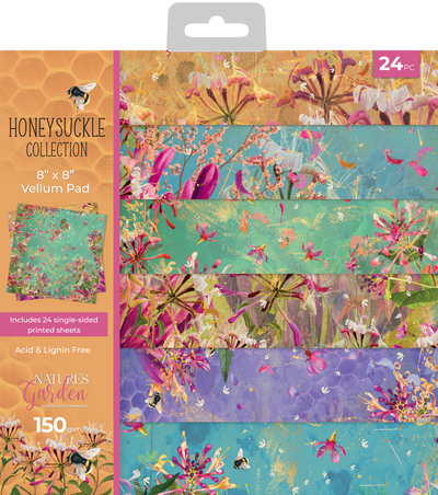Honeysuckle Collection 8”x 8” Vellum Pad