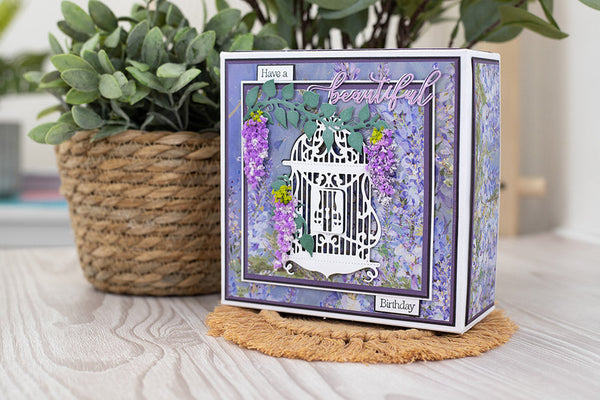 Nature's Garden Wisteria Collection Die - Timeless Birdcage