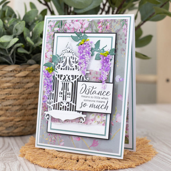 Nature's Garden Wisteria Collection Die - Timeless Birdcage