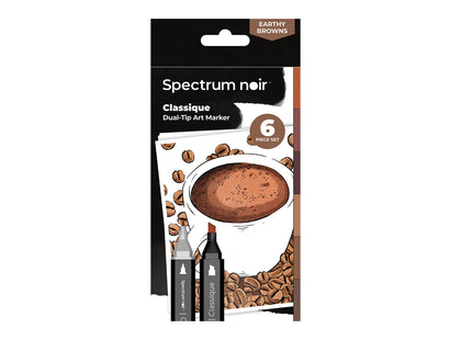 Spectrum Noir-Classique 6pc-Earthy Browns