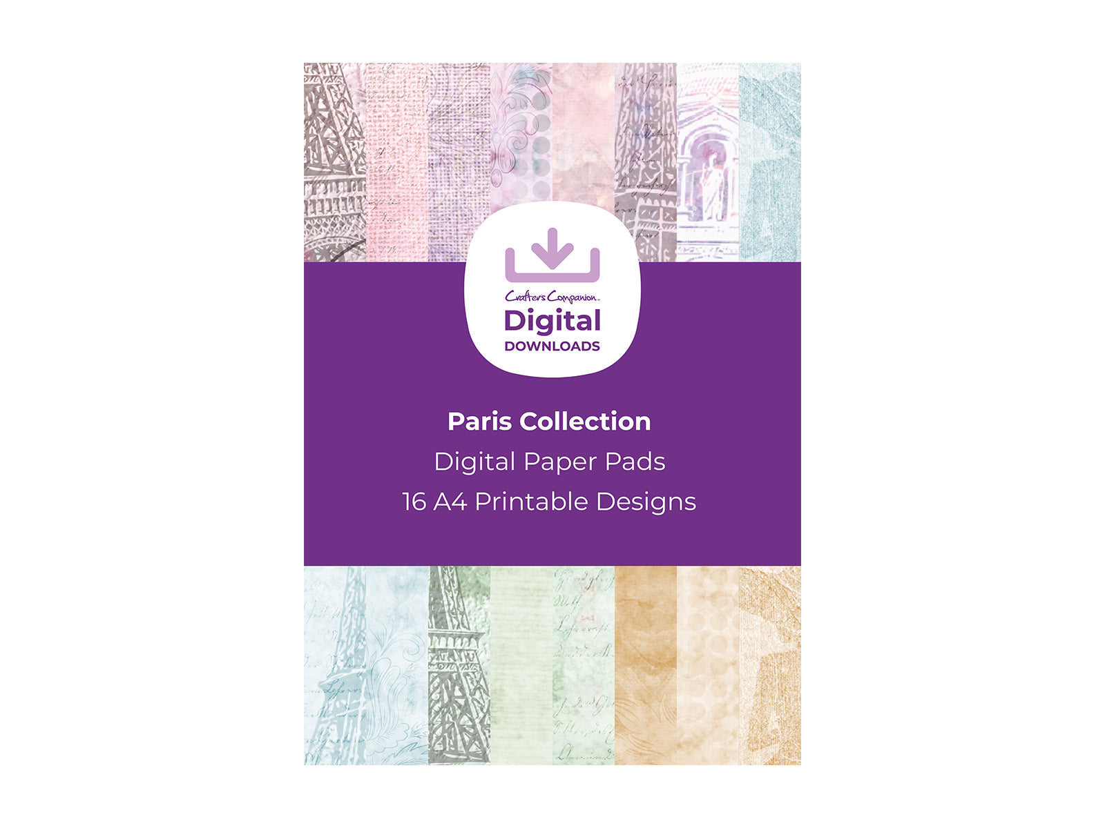 Paris Collection - Digital Paper Pad