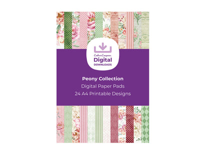 Peony Collection - Digital Paper Pad