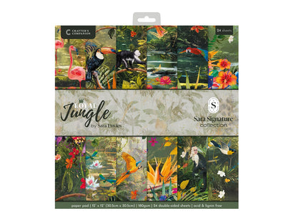 Sara Signature Royal Jungle 12” x 12” Paper Pad
