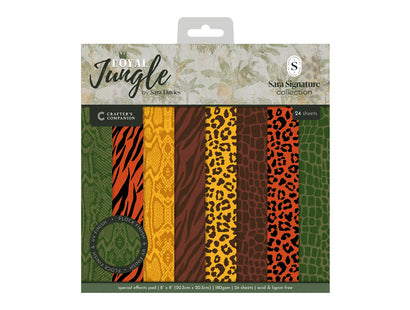 Sara Signature Royal Jungle Special Effects Pad - 8” x 8”
